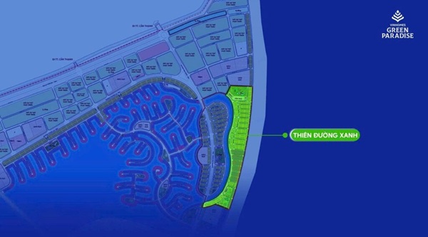 Tiểu khu Thiên Đường Xanh mang lại không gian sống trong lành, hài hòa với thiên nhiên