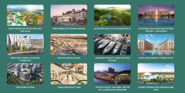 Vịnh Tiên hội tụ hệ tiện ích đỉnh cao, tạo thành trung tâm giải trí - văn hóa - nghỉ dưỡng hàng đầu khu vực Đông Nam Á