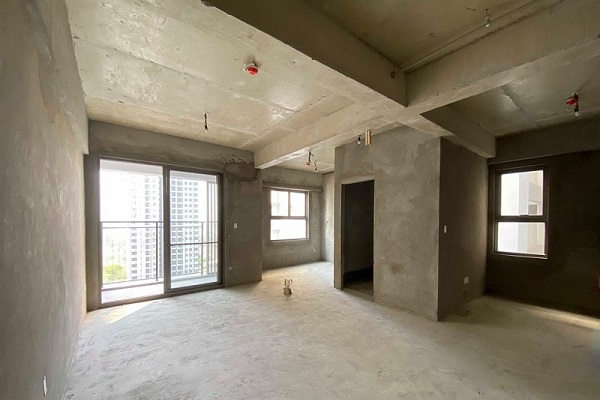 Hệ thống kỹ thuật bàn giao ở mức cơ bản, sẵn sàng cho giai đoạn hoàn thiện nội thất